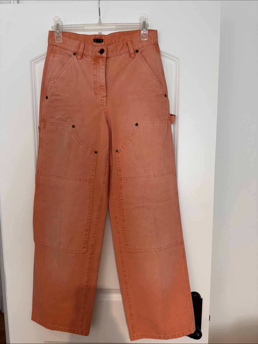 J. Crew Wide-Leg Utility Jeans in Rust - Women